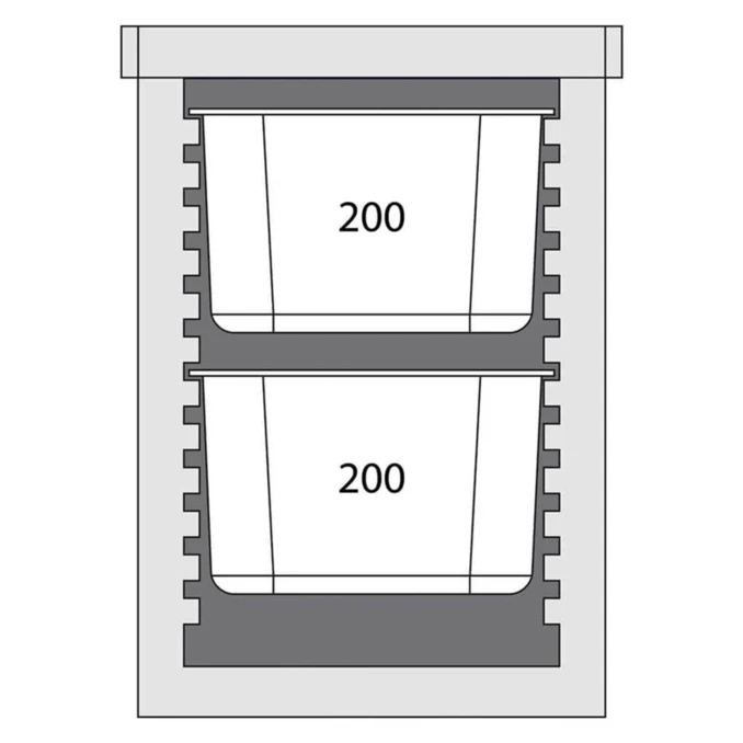 Pojemnik termoizolacyjny 12 x GN 1/1 20 mm | GastroProdukt