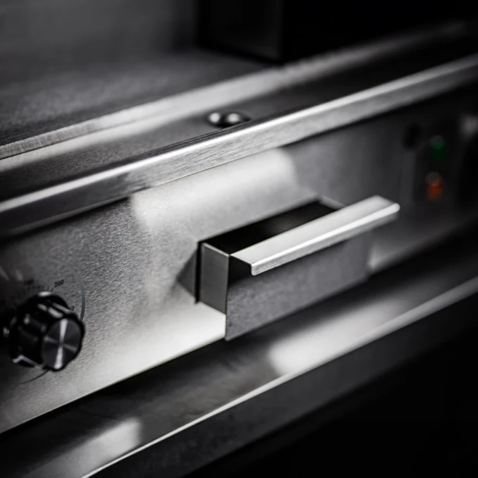 Płyta grillowa elektryczna | BBQ BIG | Ryflowana-Gładka  - PREMIUM