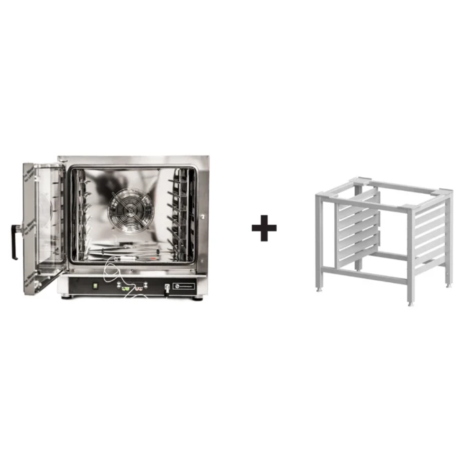 Piec Konwekcyjno - Parowy 6 x 1/1GN + DELTA T | NEPTUN + PODSTAWA | OUTLET