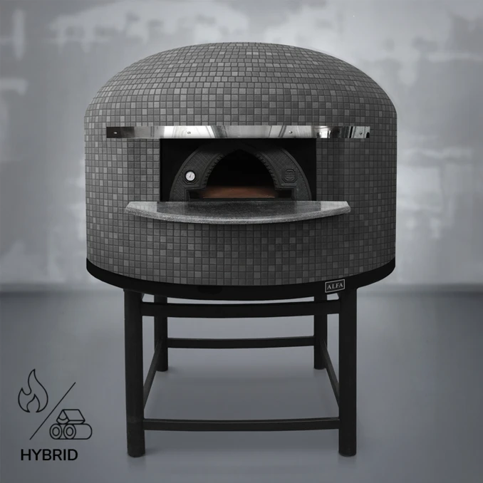 Piec do pizzy gazowy | NAPOLI M110 – 4 szt. Ø 33 cm | ALFA FORNI – STANDARD | GREY
