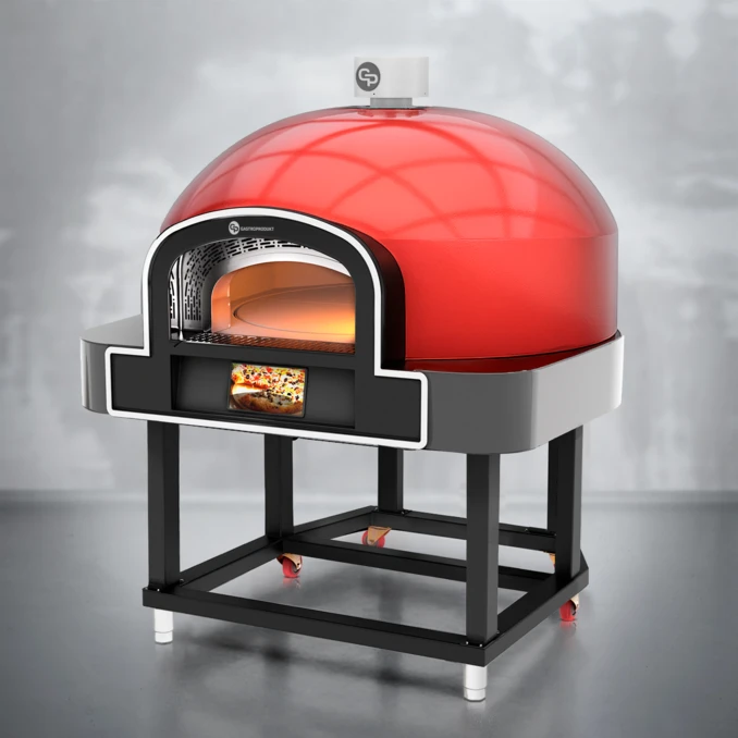 Piec do pizzy elektryczny | RAVENNA RED – 6 szt. x średnica 300mm