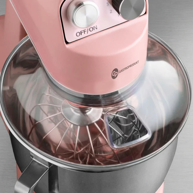 Mikser Planetarny Cukierniczy PICCOLO PRO Pink 7 litrów