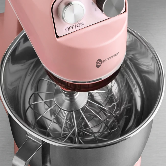 Mikser Planetarny Cukierniczy PICCOLO PRO Pink 7 litrów
