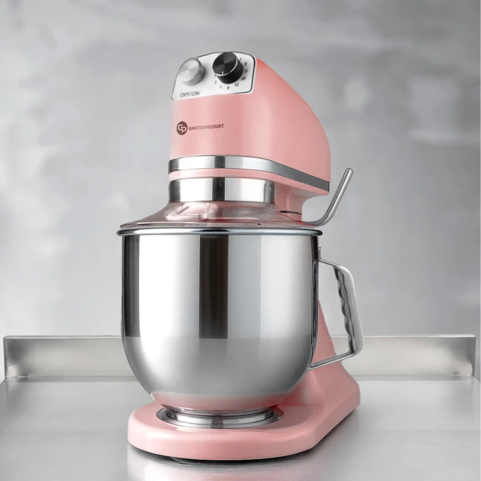 Mikser Planetarny Cukierniczy PICCOLO PRO Pink 7 litrów