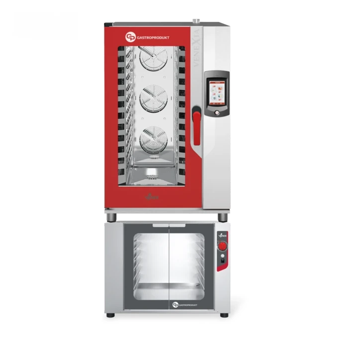 Piec piekarniczy elektryczny GP | VENIX - 10 x Blachy 600x400 mm VENEXIA | PREMIUM + Komora wzrostowa - 12 x Blachy 400x600mm