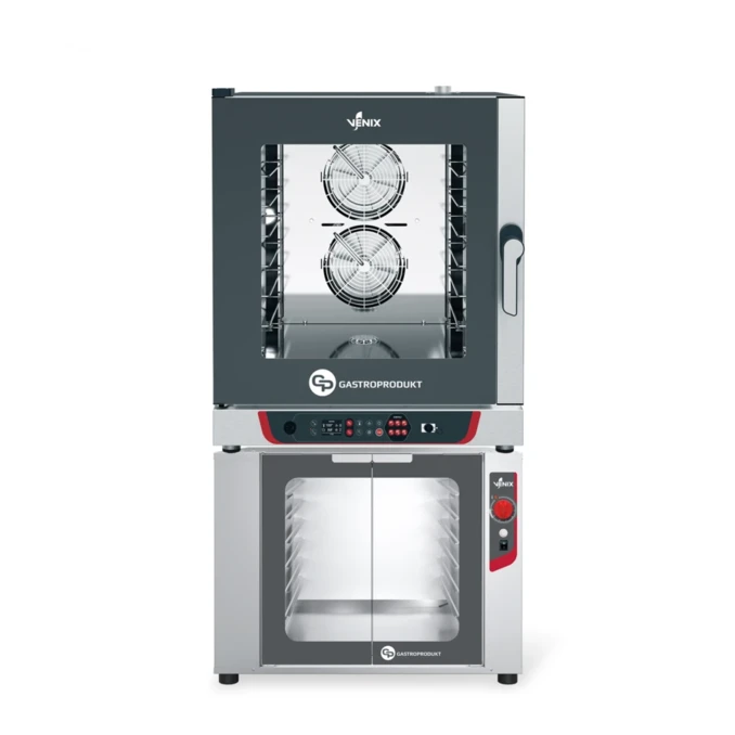 Piec piekarniczy elektryczny GP | VENIX - 6 x  Blachy 600x400mm - CAMPIELLO | DIGITAL | System Myjący + Komora wzrostowa | garownik - 8 x Blachy