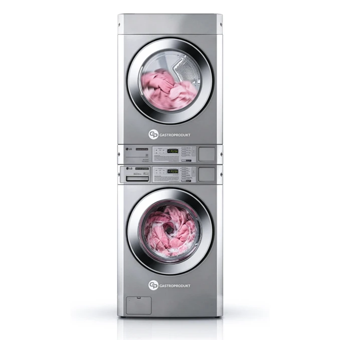 Pralka przemysłowa + Suszarka przemysłowa 10 kg LG | System Wieżowy | Basic