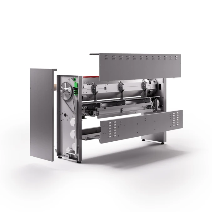 Magiel elektryczny nieckowy przemysłowy | Prasownica Mod.140/25 | Vacuum | 41kg/h | FOX PREMIUM