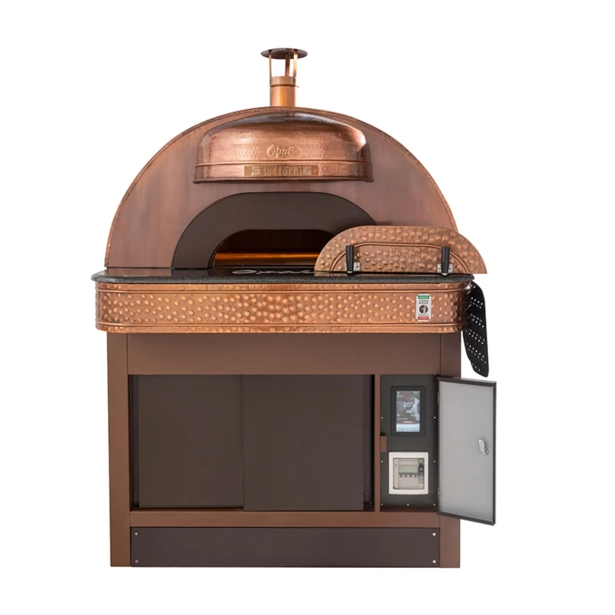 Piec do pizzy elektryczny SUD FORNI | OPALE SMALL | NATURAL – 2 pizze x Ø 330 mm