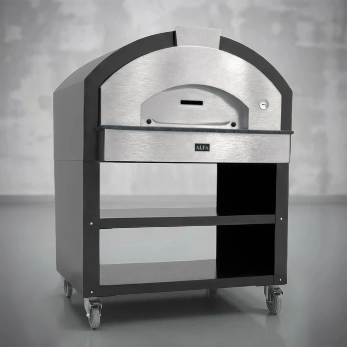 Piec do Pizzy Gazowy na podstawie | Quick – 6 szt. Ø33 cm | ALFA FORNI