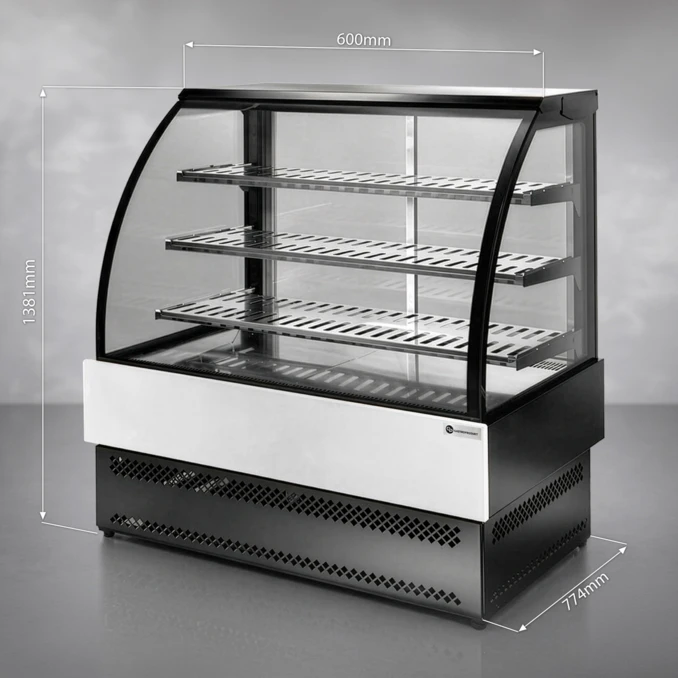 Witryna Ekspozycyjna Grzewcza (+65°C) | EVO LUX HOT 0.6 | PREMIUM