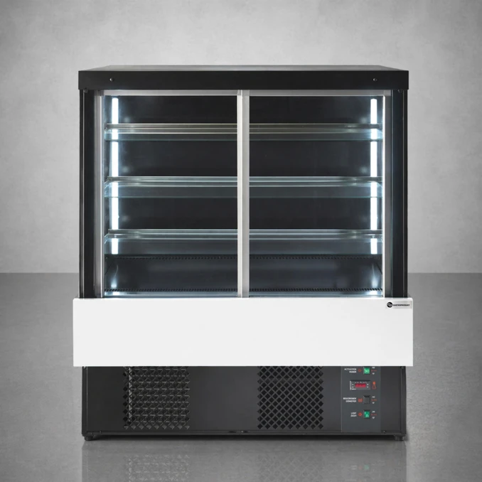 Witryna Chłodnicza Cukiernicza Dwudrzwiowa (+2°C/+8°C) | EVOKL 2 PORTE 0.9 | PREMIUM