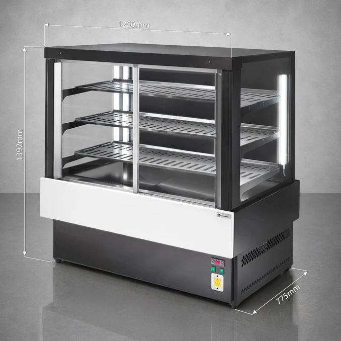 Witryna Ekspozycyjna Grzewcza Dwudrzwiowa (+65°C) | EVOKL 2 PORTE HOT 1.2 | PREMIUM