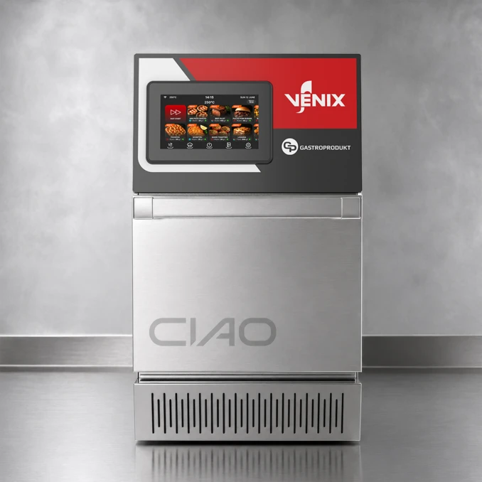 Piec konwekcyjno‑mikrofalowy VENIX | CIAO 1MAL3X INOX - panel 7” QuickCONTROL, 3,6 kW, 230 V
