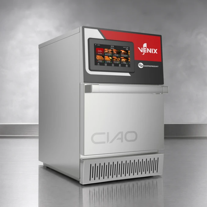 Piec konwekcyjno-mikrofalowy VENIX | CIAO 2MAO3X INOX - panel 7” QuickCONTROL, 6,6 kW, 400 V
