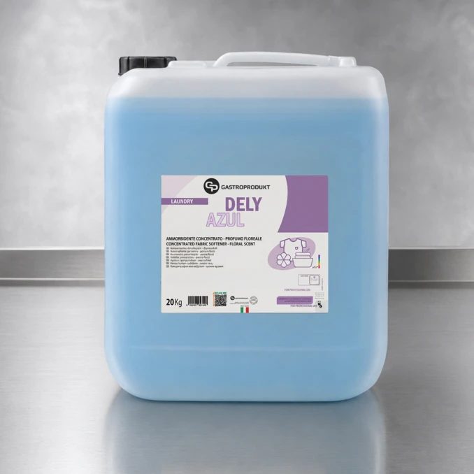 Płyn zmiękczający do płukania tkanin 20kg | Dely Azul pH 2