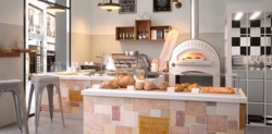 Piec do Pizzy opalany drewnem  na podstawie jezdnej | Quattro | ALFA FORNI - Commercial