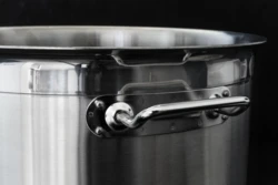 Garnek gastronomiczny ze stali nierdzewnej wysoki 98l z Pokrywką | GP.5008 | PREMIUM