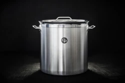 Garnek gastronomiczny ze stali nierdzewnej wysoki 71l z Pokrywką | GP.5007 | PREMIUM