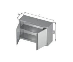 Szafka Wisząca z Drzwiami Otwieranymi 800x300x600(h) mm.