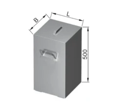 Pojemnik na Odpadki 350x350x650(h) mm