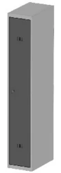 Szafa BHP 1-osobowa 300x500x1700 (h) mm.