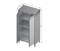 Szafa Magazynowa 2-drzwiowa 1000x700x2000(h)mm