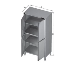 Szafa Magazynowa 2-drzwiowa Podzielna 800x700x1800(h)mm