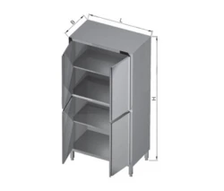 Szafa Magazynowa 2-drzwiowa Podzielna 1000x700x1800(h)mm