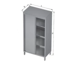 Szafa Magazynowa z Drzwiami Przesuwnymi 1000x500x1800(h)mm
