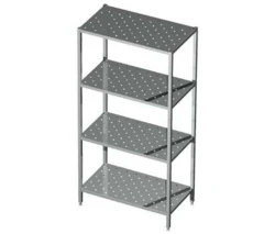 Regał magazynowy perforowany 4-półkowy spawany 1000x600x1800(h)mm