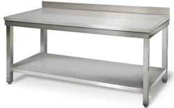 Stół Przyścienny  z Półką 600x600x850(h)mm skręcany