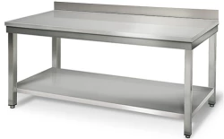 Stół Przyścienny  z Półką 1200x600x850(h)mm skręcany
