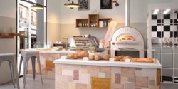 Piec do Pizzy opalany drewnem  na podstawie jezdnej | Quattro | ALFA FORNI - Commercial