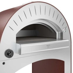 Piec Gazowy do Pizzy na podstawie jezdnej | Quattro PRO | Hybrid | ALFA FORNI - Commercial