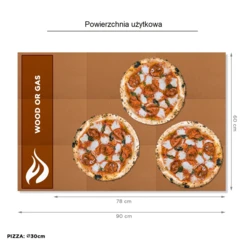 Piec do Pizzy opalany drewnem  na podstawie jezdnej | Quattro | ALFA FORNI - Commercial