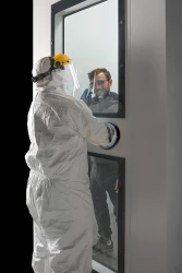 Komora izolacyjna do pobierania próbek - testów INOX | Coronavirus