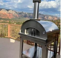 FONTANA - PIEC DO PIZZY OGRODOWY | OPALANY DREWNEM | MARINARA | TOP | INOX