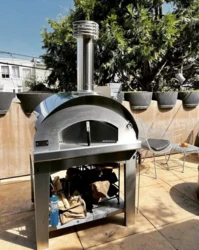 FONTANA - PIEC DO PIZZY OGRODOWY | OPALANY DREWNEM | MARINARA | TOP | INOX