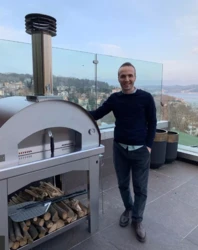 FONTANA - PIEC DO PIZZY OGRODOWY | OPALANY DREWNEM | MARINARA | GREY