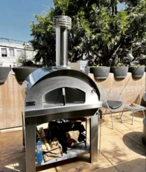 FONTANA - PIEC DO PIZZY OGRODOWY | OPALANY DREWNEM | MARINARA | INOX