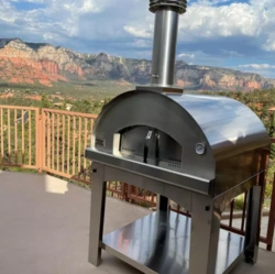 FONTANA - PIEC DO PIZZY OGRODOWY | OPALANY DREWNEM | MARINARA | INOX