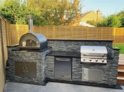 FONTANA - PIEC DO PIZZY OGRODOWY | OPALANY DREWNEM | MARGHERITA | TOP | GREY