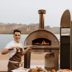 FONTANA - PIEC DO PIZZY OGRODOWY | GAZOWY | MANGIAFUOCO | TOP | INOX