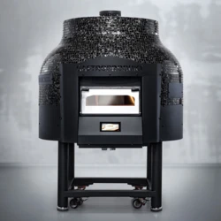 Piec obrotowy do pizzy elektryczny | GALADRI BLACK - 6 x Ø 300mm