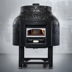 Piec obrotowy do pizzy elektryczny | GALADRI BLACK - 6 x Ø 300mm