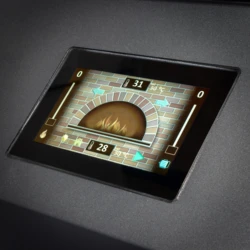 Piec obrotowy do pizzy elektryczny | GALADRI GOLD - 6 x Ø 300mm