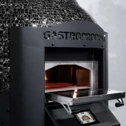 Piec obrotowy do pizzy elektryczny | GALADRI BLACK - 6 x Ø 300mm