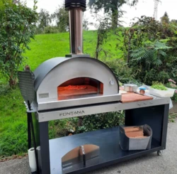 FONTANA - PIEC DO PIZZY OGRODOWY | OPALANY DREWNEM | MANGIAFUOCO | TOP | GREY