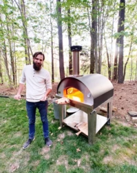 FONTANA - PIEC DO PIZZY OGRODOWY | OPALANY DREWNEM | MARINARA | GREY